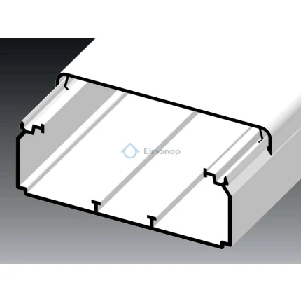 Žľab EKD 100x40 HD biely (l=2m)