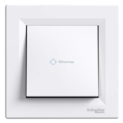 Spínač EPH0400421 (N1) č.6 biely bezskrut. IP44 Asfora