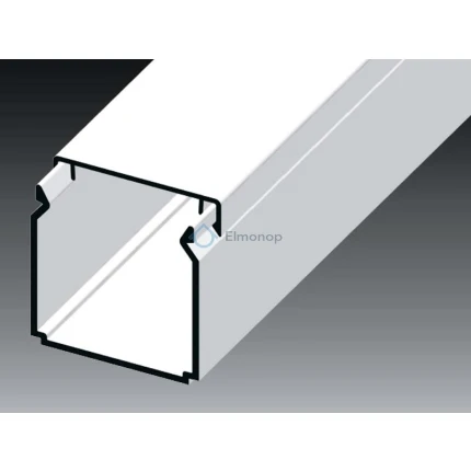 Žľab LHD 40x40 HD biely (l=2m)