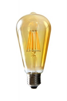 Žiarovka LED ORO-E27-ST64-FL-AMBER-4W-WW ORO04027 360lm 2200K + (RP5)