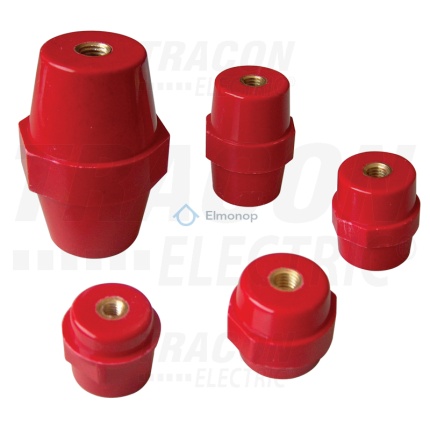 Izolátor STS-40 podperný červený H=40mm