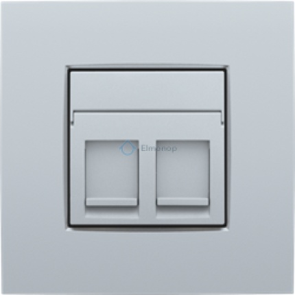 Kryt zásuvky DATA/TEL 121-65200 Intense