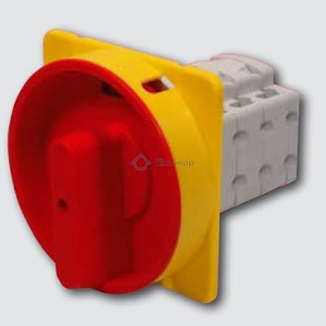 Spínač vačkový S16 JUG 1103 A6/R 3pól. uzamykateľná červená páčka (0 - 1) (0100259)