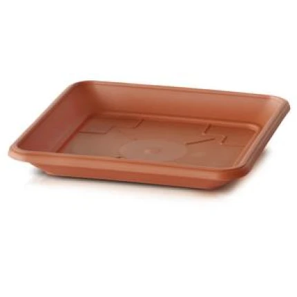 Podmiska hranatá TERRA 22/3cm terakota