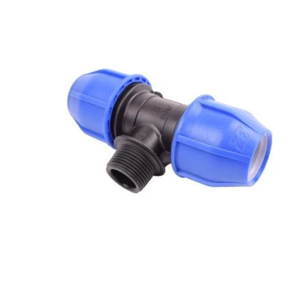 T-kus pre PE 20 x 3/4" M x 20mm PN16