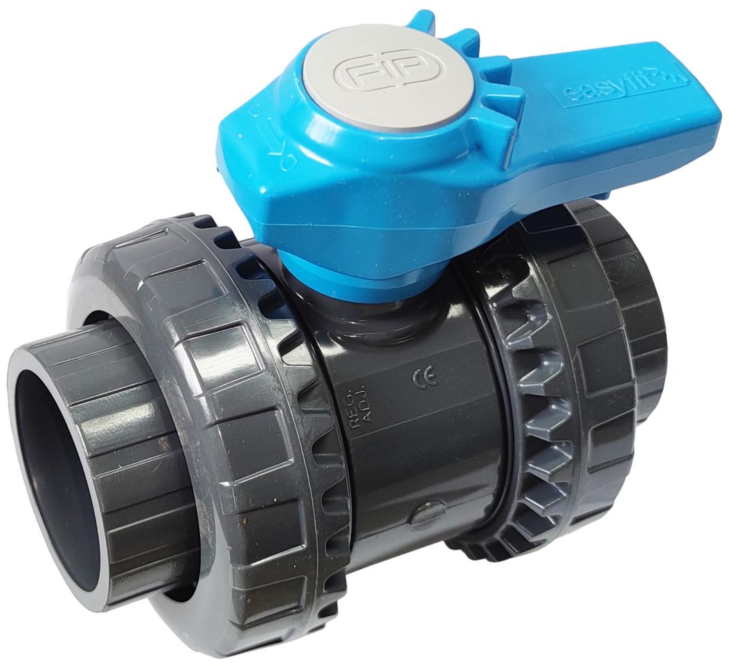 Guľový ventil 2-cestný EASYFIT 63mm FIP PN16 /8ks-box