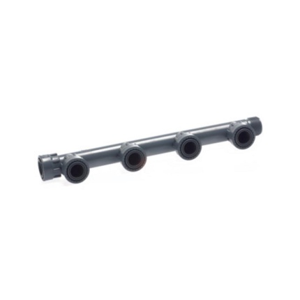 Rain Bird PVC holendrový 4-T kus 1" F x 4 - 1"M x 1"M_PN10