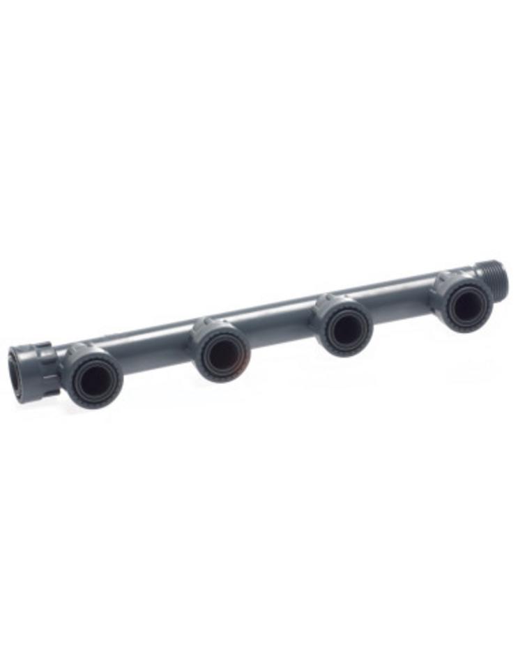 Rain Bird PVC holendrový 4-T kus 1" F x 4 - 1"M x 1"M_PN10