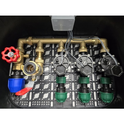 READYBOX Profi Rain Bird pre 3 sekcie 24V + hydrant + sedlový ventil 1"