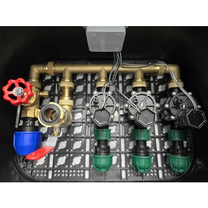 READYBOX Profi Rain Bird pre 3 sekcie 24V + hydrant + sedlový ventil 1"