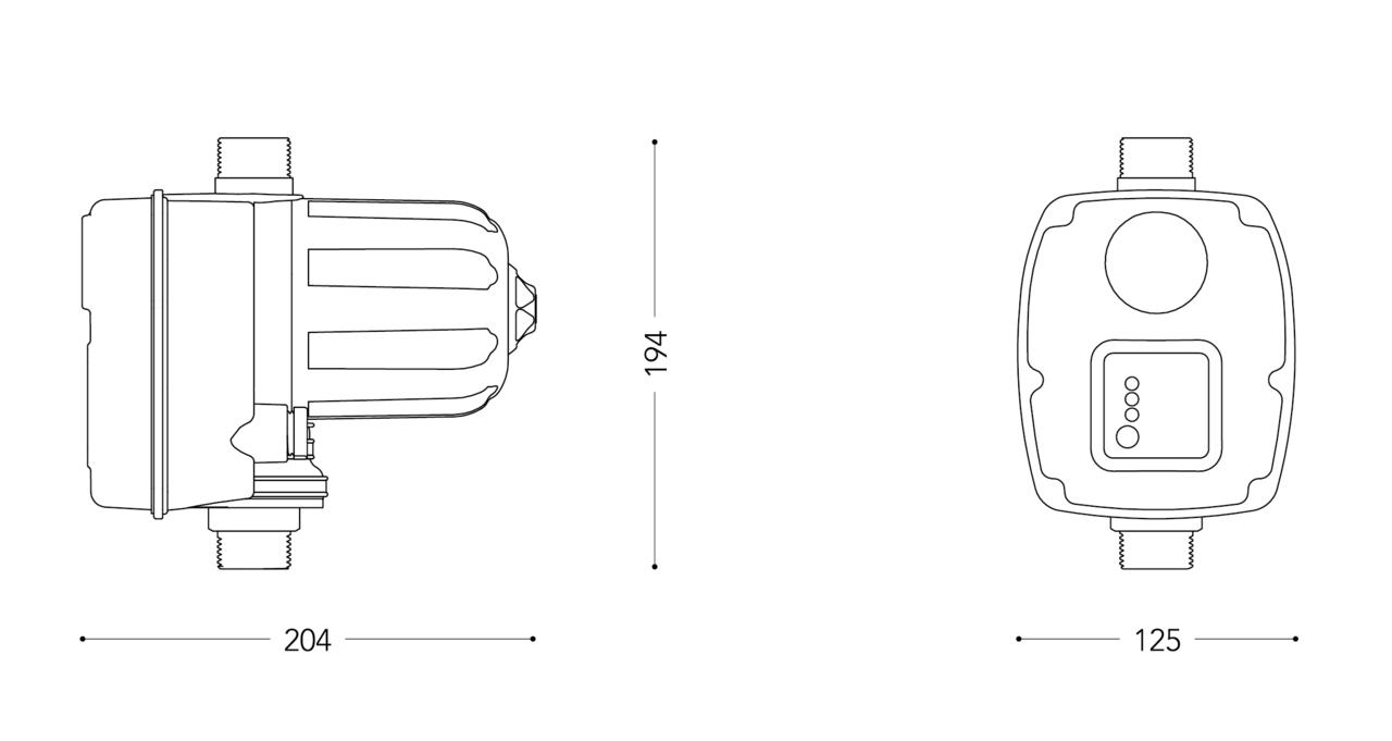 Prietokový spínač BRIO TANK 2023 s káblom