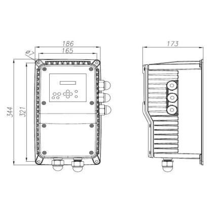 Frekvenčný menič SPEEDBOX 1309 TT + tl. senzor 400V