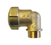 PE Mosadz KOLENO VOZ 40x5/4"    Ms