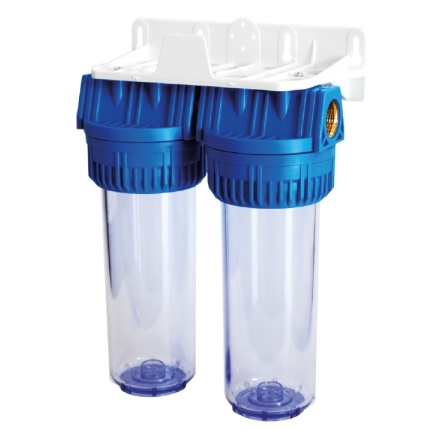 FILTER  DVOJITÝ DUPLEX 1"  2x+ držiak