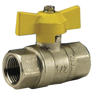 ventil plyn FF motýľ Dn20 3/4" BIA 435 PN40