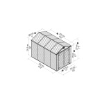 Palram - Canopia Skylight 6x10 hnedý