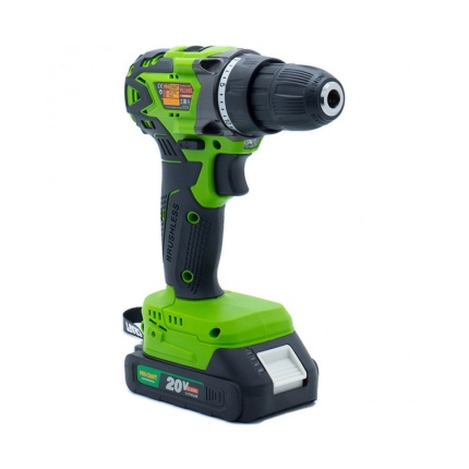 Akumulátorový vŕtací skrutkovač Procraft PA20BL 1 batéria | PA20BL 1B