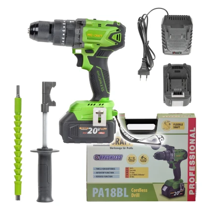 Akumulátorový vŕtací skrutkovač Procraft PA18BL | PA18BL