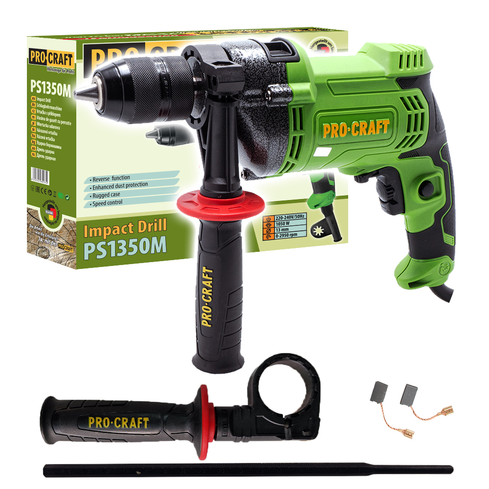 Príklepová vŕtačka Procraft PS1350M | PS1350М
