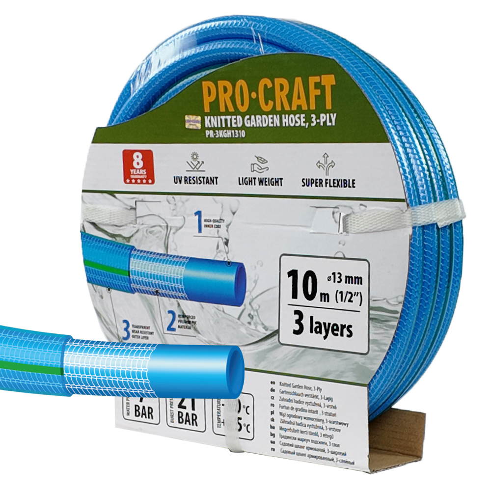 Záhradná hadica Procraft PR-3KGH1310 3 vrstvy