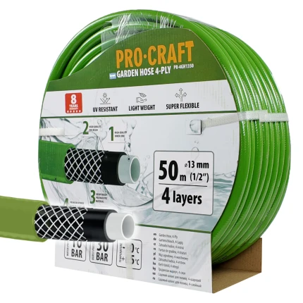 Záhradná hadica Procraft PR-4GH1350 4-vrstvová