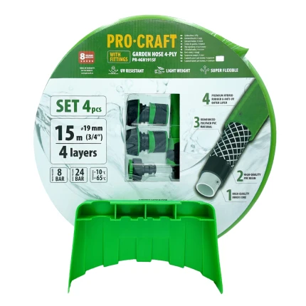 Záhradná hadica Procraft PR-4GH1915F | PR-4GH1915F