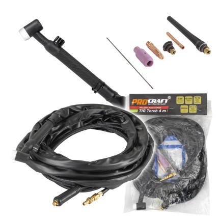 Zvárací horák tig 4 mm Procraft Industrial | TIG torch 4m