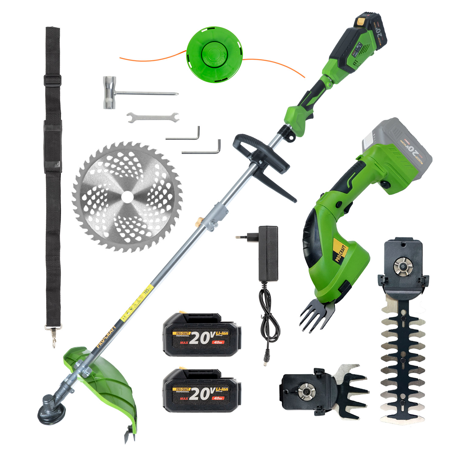 Aku krovinorez a aku nožnice na trávu SATA-40/PGH2000 | SATA-40/PGH2000