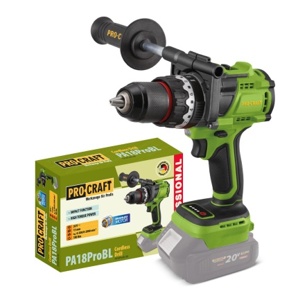Aku skrutkovač Procraft PA18ProBL (bez batérie a nabíjačky) | PA18ProBL-BB