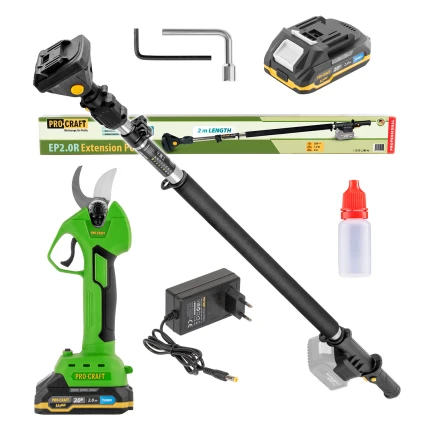 Sada aku nožnice na konáre ES32Li a predlžovací nadstavec EP2.0R | SES32Li-EP2.0