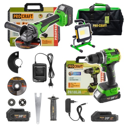 Aku sada v taške BG400: skrutkovač PA18LiH