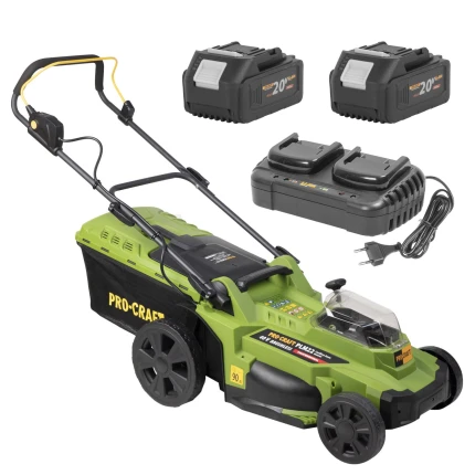 Aku kosačka Procraft + 2 batérie a nabíjačka SPLM21/20-4/20-2 | SPLM21/20-4/20-2