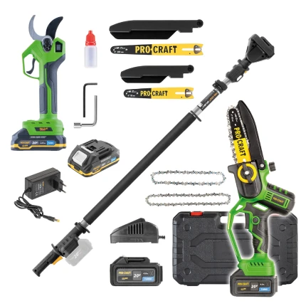 Sada aku ručná píla PKA32Li a nožnice na vetvy ES32Li + nadstavec EP3.0R | SPKA32Li/ES32Li/EP3.0R