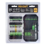 Aku rázový utahovák Procraft PS22bb + sada bitu IBS-41. | SPS22/IBS-41