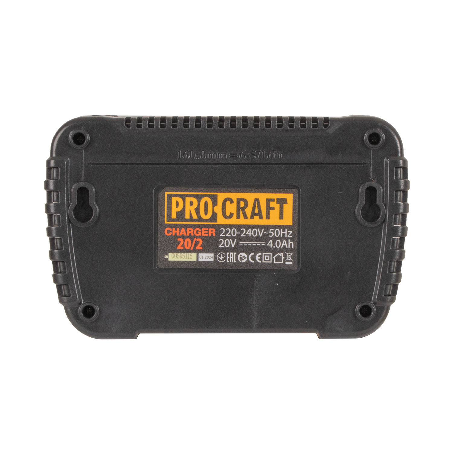 Sada dve batérie 20V 4Ah Procraft 20/4 ATA-40B a nabíjačka na dve batérie 20/2 | S2x20/4ATA-40B-20/2