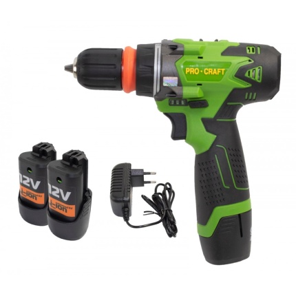 Akumulátorový vŕtací skrutkovač Procraft PA12DFR | PA12DFR