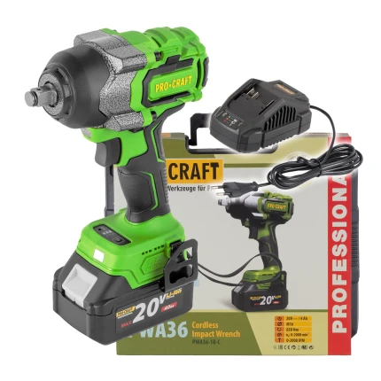 Aku rázový uťahovák Procraft PWA36 1B | PWA36-1B-C