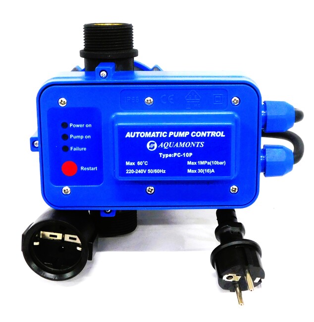 Prietokový spínač Intelligent PC-10P 230V 2,2 kW G 5/4" IP65 ochrana sucho flexo káble