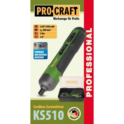 Aku skrutkovač Procraft KS510 | KS510
