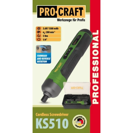 Aku skrutkovač Procraft KS510 | KS510
