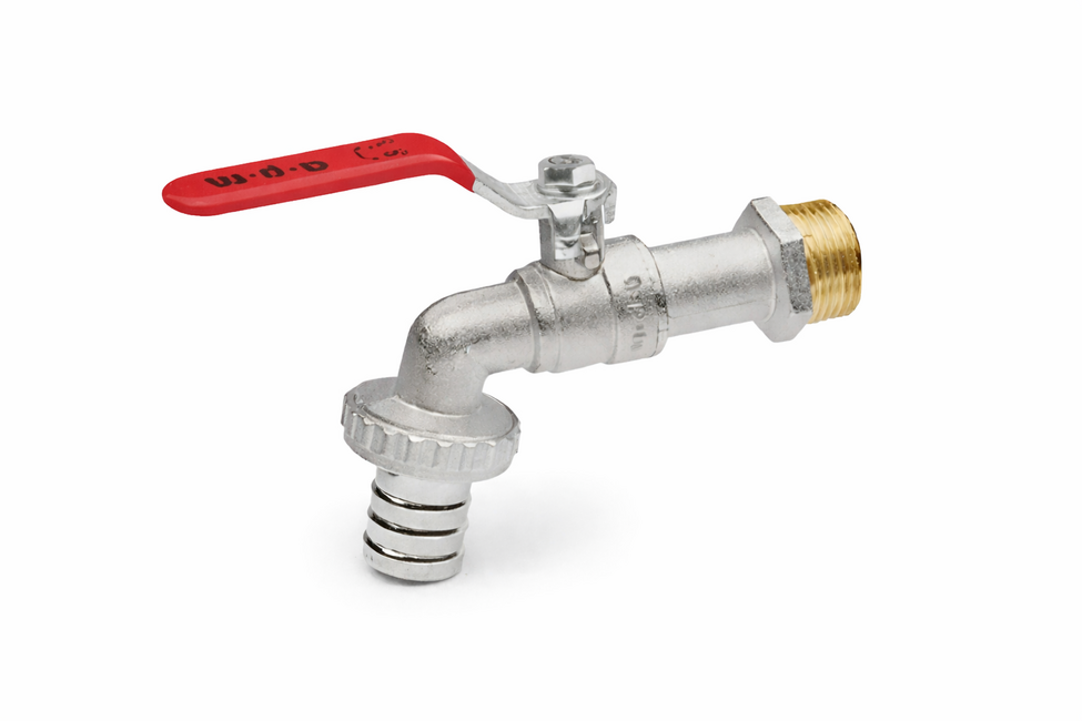 Guľový ventil mosadz 3/4" záhradný poniklovaný Guľový ventil mosadz 3/4" záhradný poniklovaný