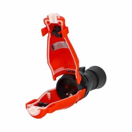 Spojka 1825 POWER SHELL IP65-67/230V/16A - zásuvka pre domové vidlice (pre zvýšenie krytia) FT