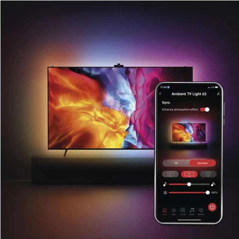 Podsvietenie ZTV65 ambietné pre televízor 65" GOSMART (Novinka)