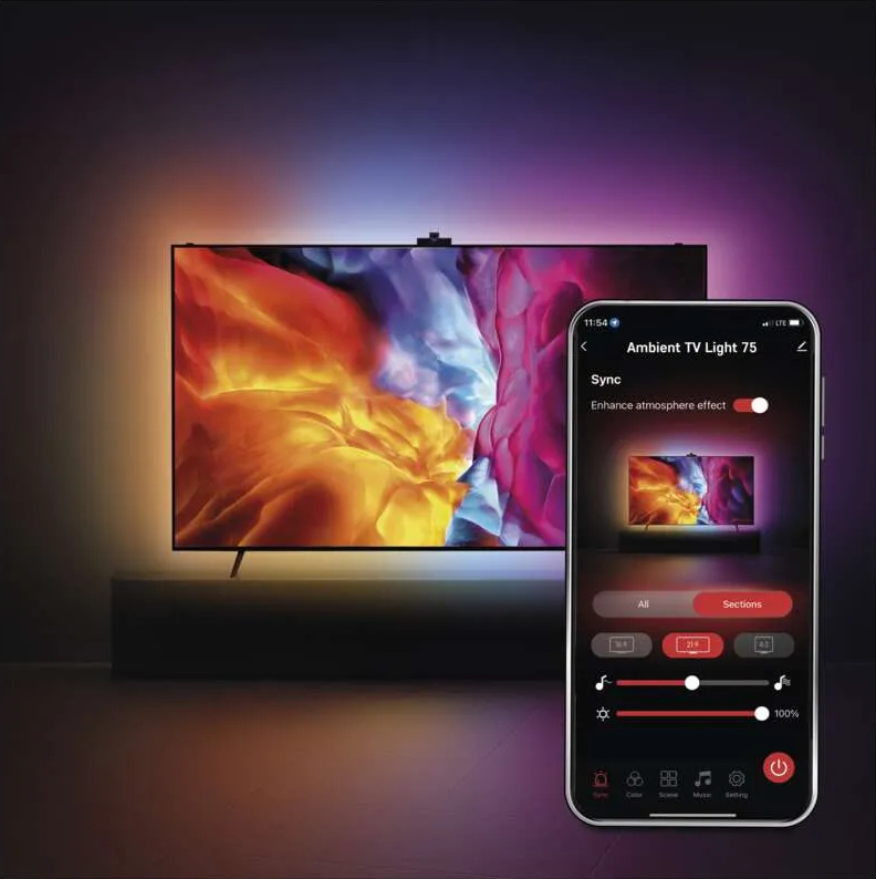 Podsvietenie ZTV75 ambietné pre televízor 75" GOSMART (Novinka) Podsvietenie ZTV75 ambietné pre televízor 75" GOSMART (Novinka)