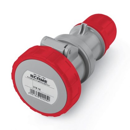 Zásuvka ZS164IP 318.1646 OPTIMA 400V/16A