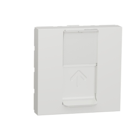 Zásuvka NU344918 1xRJ45 kat.6A FTP 2M biela UNICA
