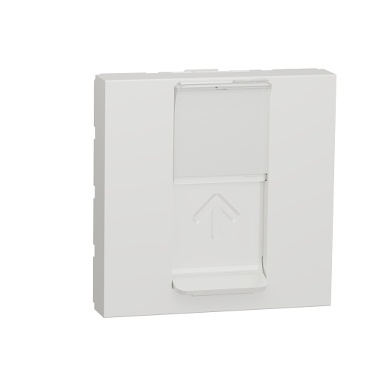 Zásuvka NU344918 1xRJ45 kat.6A FTP 2M biela UNICA Zásuvka NU344918 1xRJ45 kat.6A FTP 2M biela UNICA