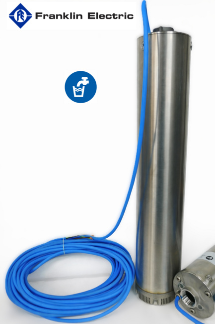 Ponorné čerpadlo 5" celonerezové Franklin Electric VN 9/8 400V; 3kW s 20m káblom 4Gx1